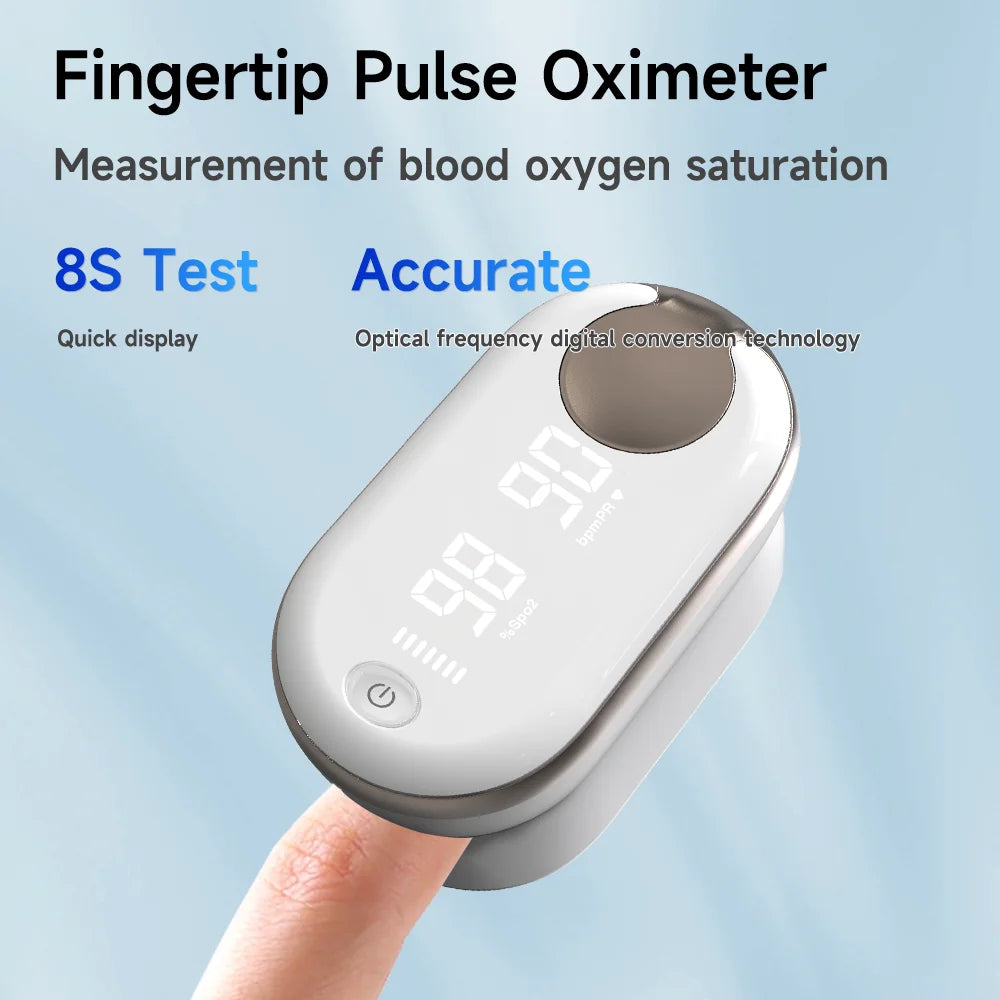 Medical Finger Pulse Oximeter Blood Oxygen Saturation Meter Heart Rate OLED Oximetro De Dedo Monitor Health Care