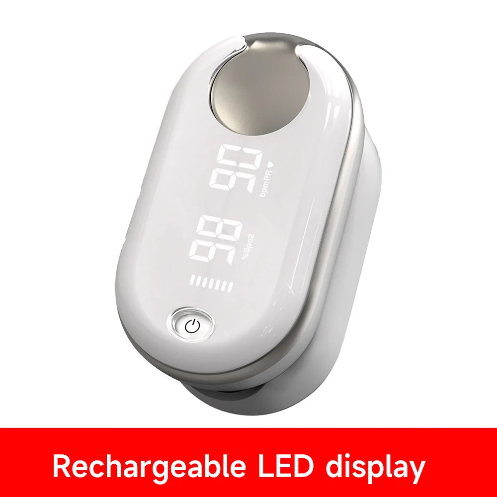 Medical Finger Pulse Oximeter Blood Oxygen Saturation Meter Heart Rate OLED Oximetro De Dedo Monitor Health Care