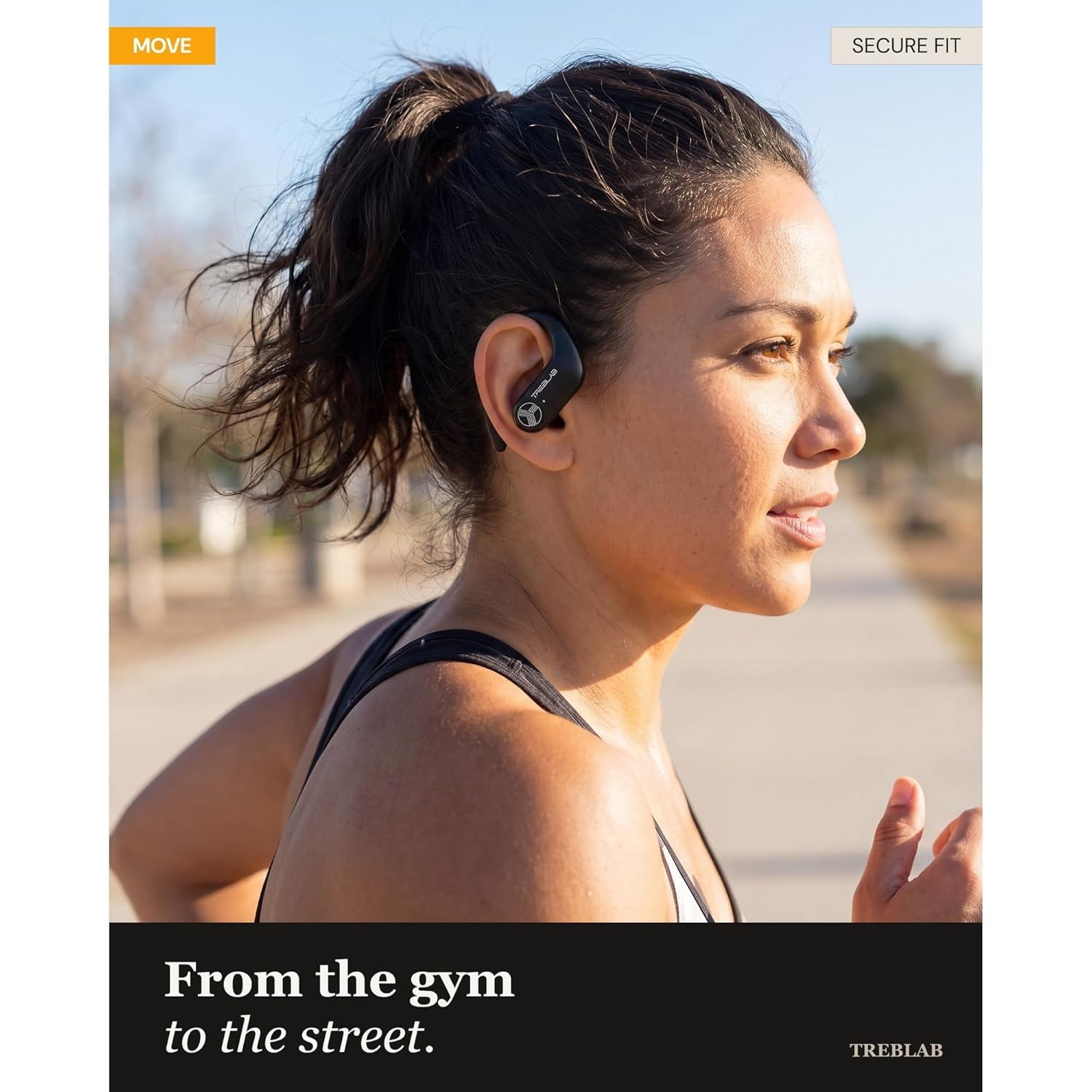 Écouteurs Bluetooth Étanches TREBLAB - Sport & Réduction de Bruit