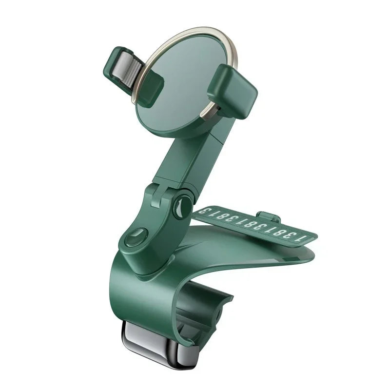 Universal 360 Rotating Cell Phone GPS Car Dashboard Mount Phone Holder Stand Hud Clip-On Cradle Phone Bracket Car Holder