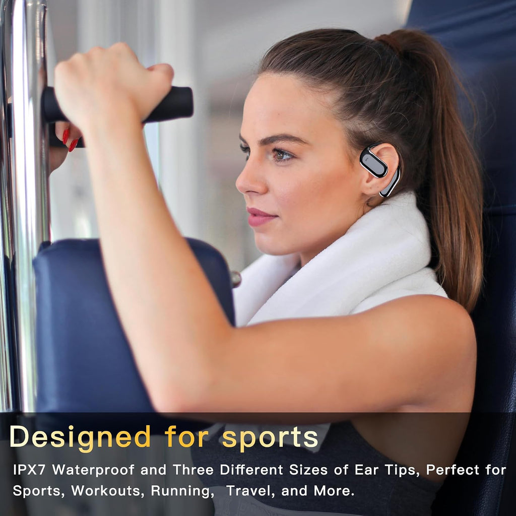 Écouteurs Bluetooth Sport avec Crochets d'Oreille - Autonomie 50h