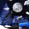 Projecteur Lune HD avec Étoiles Filantes - Veilleuse d'Ambiance
