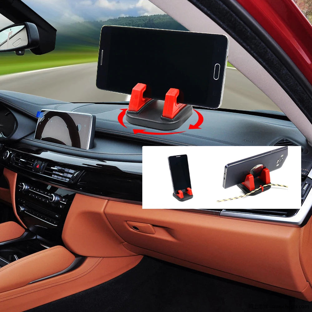 360 Degree Rotate Car Cell Phone Holder Dashboard Sticking Universal Stand Mount Bracket for Mobile Phone Car Accessories