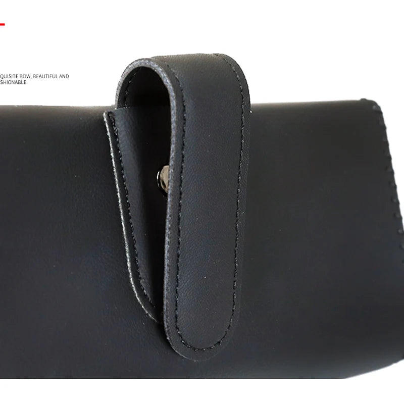 Camellia Flower Leather Car Glasses Holder Universal Sunglasses Case Sunshade Organizer Storage Box Auto Interior Accessories