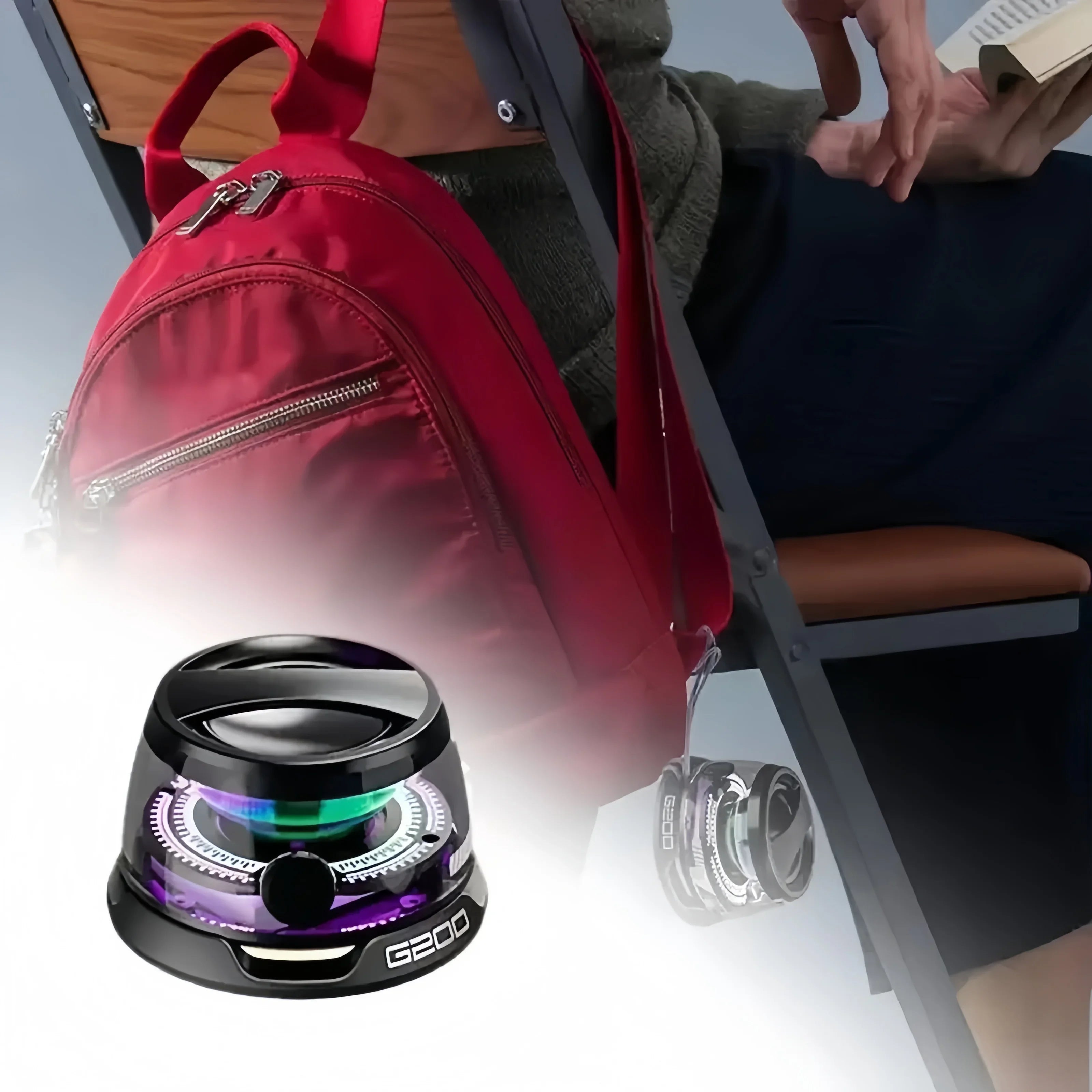 Haut-Parleur Bluetooth 5.3 Magnétique Portable RGB