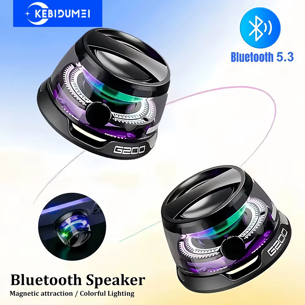 Haut-Parleur Bluetooth 5.3 Magnétique Portable RGB