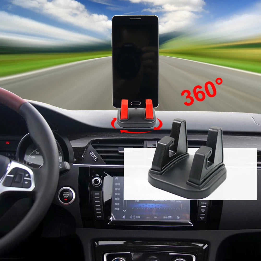 360 Degree Rotate Car Cell Phone Holder Dashboard Sticking Universal Stand Mount Bracket for Mobile Phone Car Accessories