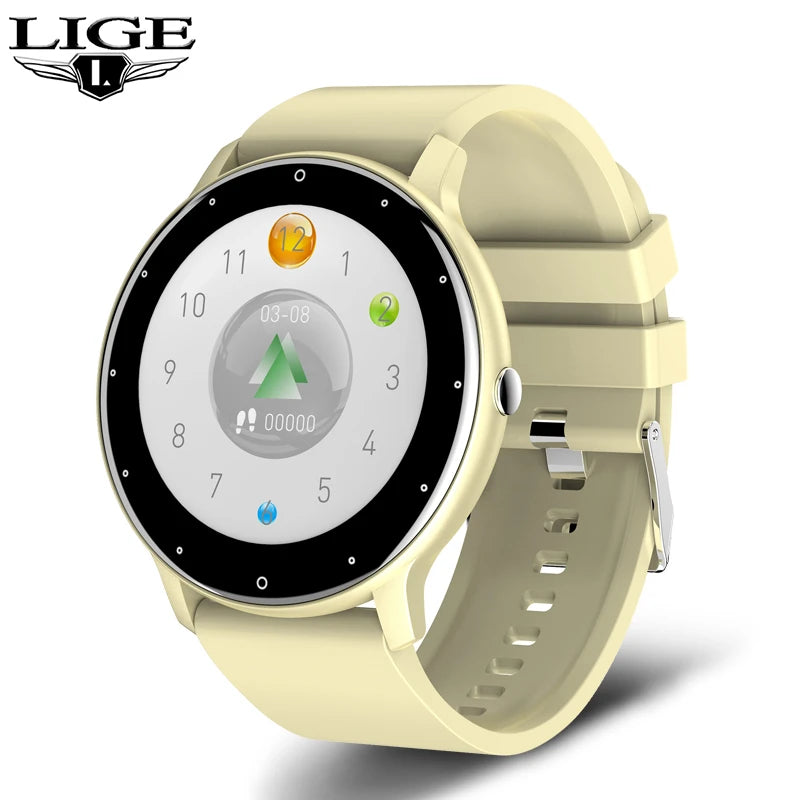 2026 New Smart Watch Men Full Touch Screen Sport Fitness Watch IP67 Waterproof Bluetooth for Android Ios Smartwatch Men+Box