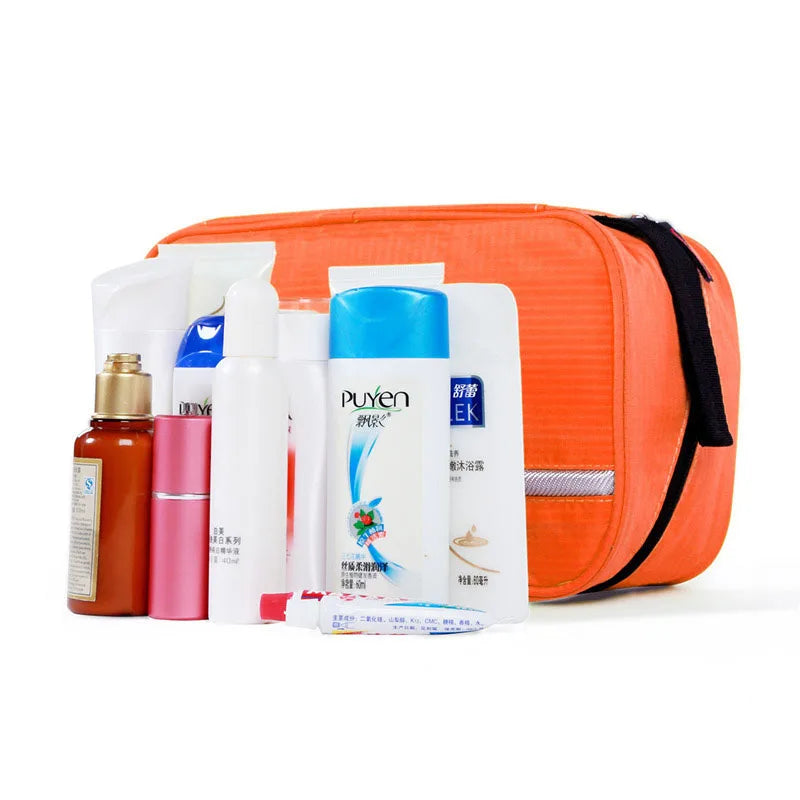 New Hanging Toiletry Bag Travel Toiletry Wash Organizer Kit for Men Women Cosmetics Make up Sturdy Hanging Hook Shower Bags