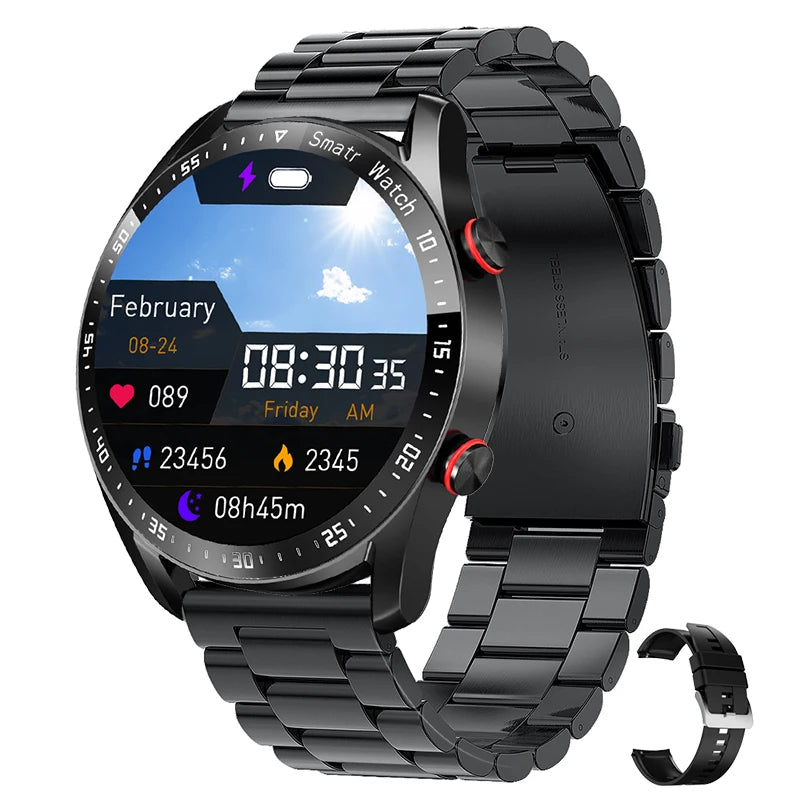 Sports Smart Watch Men Women HD Screen ECG+PPG Bluetooth Call GPS Tracker Heart Rate Monitor IP68 Waterproof Smartwatch 2026 New